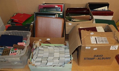 Lot 1094 - Nine boxes of stamps and phone cards
