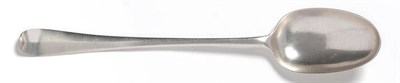 Lot 570 - A Queen Anne Basting Spoon, Isaac Davenport, London 1708, Hanoverian pattern, crested, 32cm...