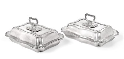 Lot 151 - A Pair of Edward VII Silver Entree-Dishes, Covers and Handles, by George Howson for Harrison...