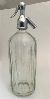 Lot 154 - A George V Silver Seltzer Bottle-Stand, by Roberts and Dore, Birmingham, 1930, cylindrical and with