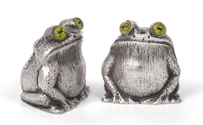 Lot 166 - A Pair of Elizabeth II Silver Salt and Pepper Shakers, by Whitehall Silver and Plate Co.,...