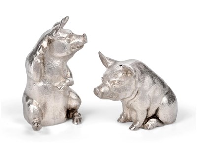 Lot 167 - A Pair of Elizabeth II Silver Salt and Pepper-Shakers, by Richard Comyns, London, 1970, each...