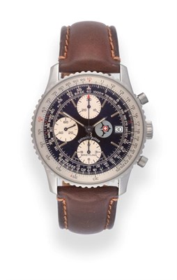 Lot 198 - A Stainless Steel Special Limited Edition Patrouille Suisse Automatic Calendar Chronograph...