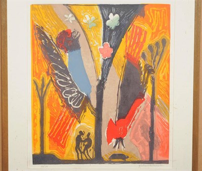 Lot 613 - Michael Rothenstein (1908-1993) "The garden" Signed, numbered 60/75, inscribed on an old label...