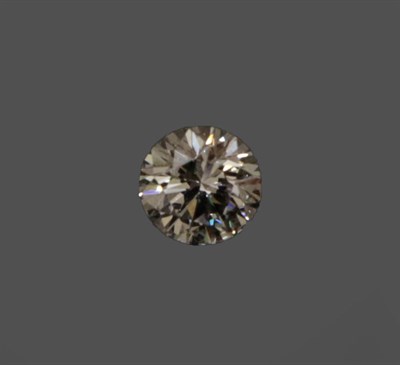 Lot 255 - A Loose Round Brilliant Cut Diamond, weighing 0.64 carat not illustrated   The diamond is...