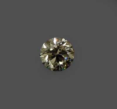 Lot 256 - A Loose Round Brilliant Cut Diamond, weighing 0.80 carat not illustrated   The diamond is...