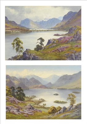 Lot 624 - Edward Horace Thompson (1879-1949) "A Summer Morning, Derwentwater and the Gateway to...