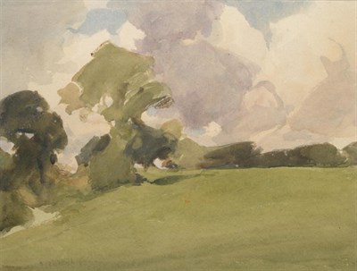 Lot 508 - Archibald Knox (1864-1933)  View in Kewaigue, Isle of Man (now 3rd hole at Douglas Golf Club)...