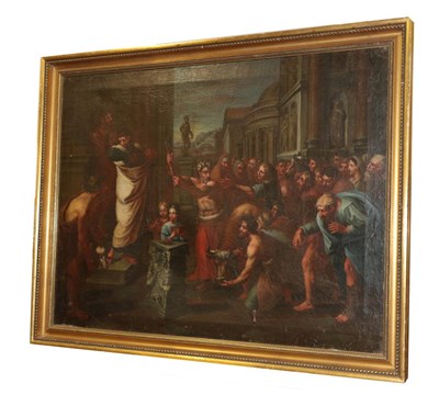 Lot 539 - After Raphael (1483-1520) Italian St Paul and St Barnabas at Lystra  Oil on canvas, 66.5cm by 88cm