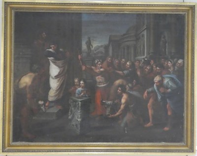 Lot 539 - After Raphael (1483-1520) Italian St Paul and St Barnabas at Lystra  Oil on canvas, 66.5cm by 88cm