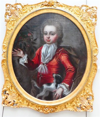 Lot 544 - Circle of Sir Peter Lely (1618-1680)  Portrait of a young boy, three quarter length, wearing a...