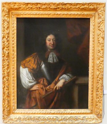 Lot 545 - Follower of John Closterman (1660-1711)  Portrait of a gentleman, three quarter length...