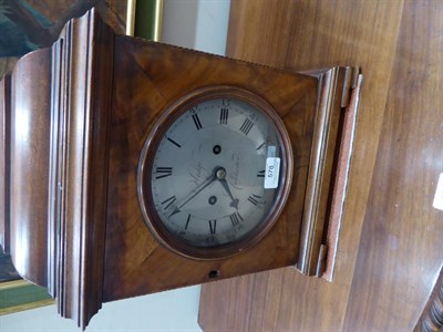 Lot 578 - A Mahogany Pull Quarter Repeat Striking Table Clock, signed Hedge, Colchester, circa 1770, inverted