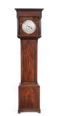Lot 590 - ~ A Mahogany Eight Day Longcase Clock with Unusual Calendar and Zodic Displays, 18th century,...