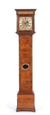 Lot 596 - A Walnut Eight Day Longcase Clock, signed Henry Massy, London, circa 1695, flat top pediment,...