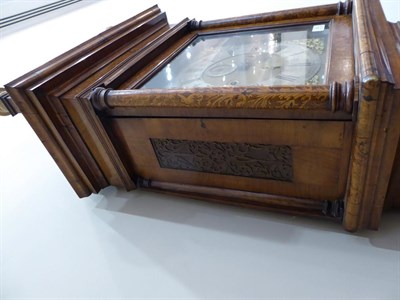 Lot 601 - A Rare Walnut Seaweed Marquetry Quarter Chiming Eight Day Longcase Clock, signed David Hubert,...