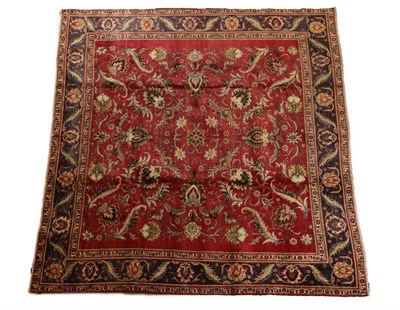 Lot 624 - Tabriz Carpet of unusual size Iranian Azerbaijan, circa 1950 The raspberry field of large...