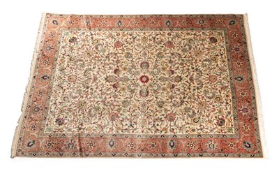Lot 634 - Good Tabriz Carpet Iranian Azerbaijan, circa 1960 The ivory field with an allover design of...