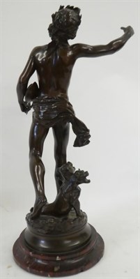 Lot 635 - Adrien-Étienne Gaudez (French, 1845-1902): A Pair of French Bronze Figures of ORPHÉ and...