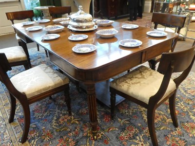 Lot 715 - An Early 19th Century Mahogany Telescopic Dining Table, in the manner of Gillows, comprising...