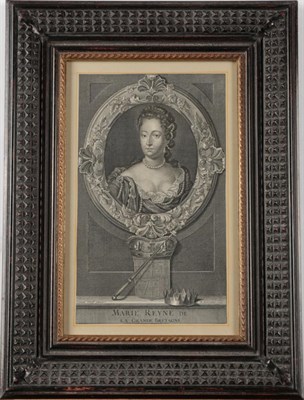 Lot 1009 - British school (c.1750) A group of portrait engravings of historical figures, to include...