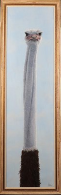 Lot 1016 - Jonathan Truss (b.1960) ''Give it Some Neck'', signed and dated 2003, oil on canvas, together...