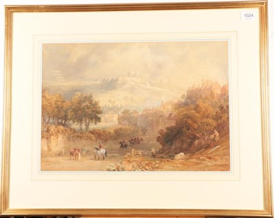 Lot 1024 - George Bryant Campion (1796-1870) View of Stirling Castle, signed, 34cm by 50cm; together with...