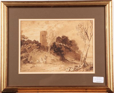 Lot 1024 - George Bryant Campion (1796-1870) View of Stirling Castle, signed, 34cm by 50cm; together with...