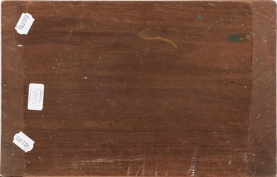 Lot 1049 - Samuel John Lamorna Birch RA, RSW (1869-1955) Figures in a landscape, signed, oil on panel;...