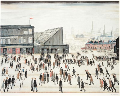 Lot 45 - After Laurence Stephen Lowry RBA, RA (1887-1976)  ''Going to the Match''  Signed, with the...