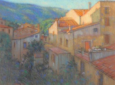 Lot 663 - John Mackie (b.1955)  "Near Grasse - South of France" Signed and dated (19)91, extensively...