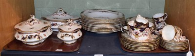 Lot 53 - Royal Crown Derby tea service and a 19th century Chelsea part dinner service