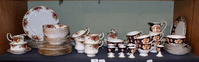 Lot 69 - A quantity of Royal Albert Old Country Roses tea wares, together with Royal Albert Imari tea...