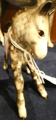 Lot 97 - Beswick Swish Tail Horse, model No. 1182 and Foal (Small, Gambolling Left), model No. 996, both...