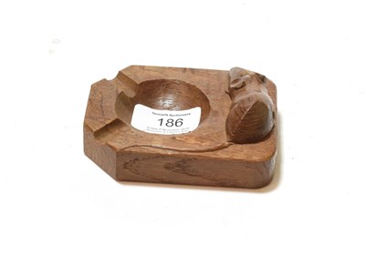Lot 186 - A Robert Mouseman Thompson oak ashtray