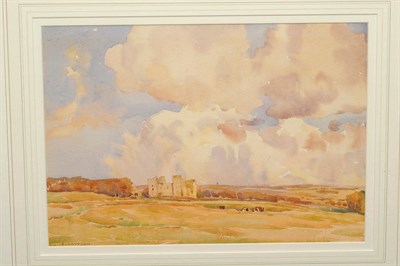 Lot 679 - Frederick (Fred) Lawson (1888-1968) "Bolton Castle, Wensleydale" Signed, inscribed by a later...