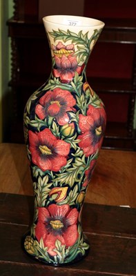 Lot 372 - A modern Moorcroft pottery Pheasant's Eye vase, designed by Shirley Hayes, dated 11th December...