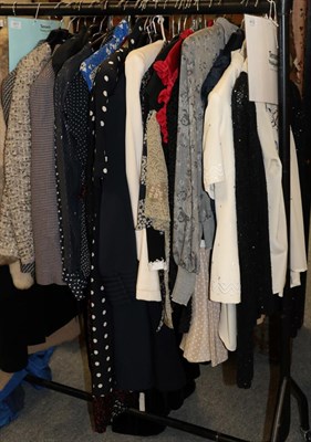 Lot 412 - Group of ladies good quality designer and high street clothing, including: three Giorgio Armani...