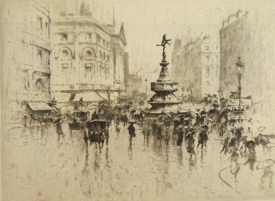 Lot 1054 - Percy Robertson ARE (1868-1934), ''Changing the Guard, St.James'', signed and inscribed...