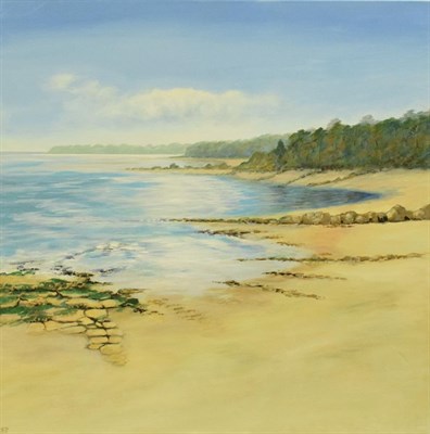 Lot 1100 - Sandra Francis (Contemporary) Pale Sands, initialled, signed titled and dated verso, oil on canvas