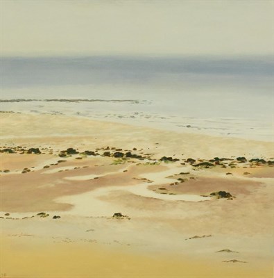 Lot 1101 - Sandra Francis (Contemporary) Beach scene, initialled, signed titled and dated verso, oil on...