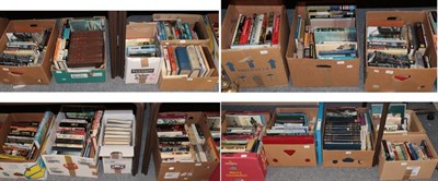 Lot 1162 - Sixteen boxes of military history, with a section on aviation (especially RAF history), along...