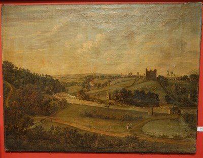 Lot 715 - English Provincial School (early 19th century) Landscape view, possibly near Hexham, Northumberland