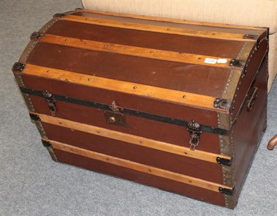 Lot 1226 - A Victorian steamer chest