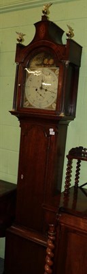 Lot 1246 - An oak eight-day longcase clock, the 12-inch arch painted dial inscribed Northern, Hull, early 19th