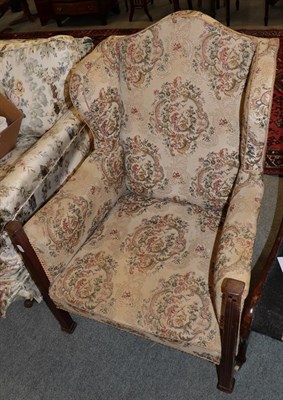 Lot 1336 - An Arts and Crafts inlaid armchair