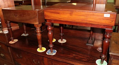 Lot 1370 - Two mahogany bidets