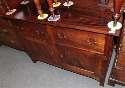 Lot 1371 - Early 20th century rosewood mirror back sideboard