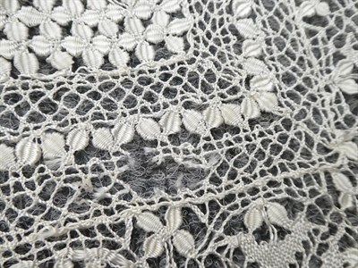 Lot 2072 - 19th Century Maltese Lace Square Cloth, 100cm square Provenance: Collection of Agnes Briscoe