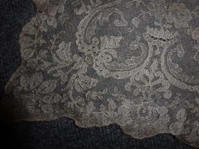 Lot 2086 - Assorted 19th Century and Later Lace, comprising trims and cut trims, edgings, collars and...